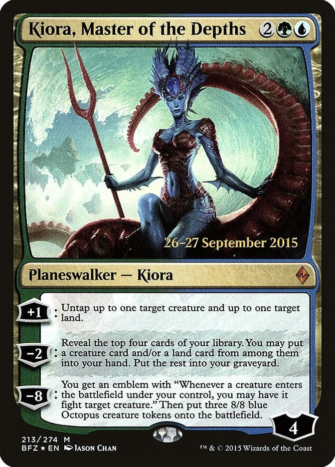 Image for Kiora, Master of the Depths (213) [Prerelease Cards]