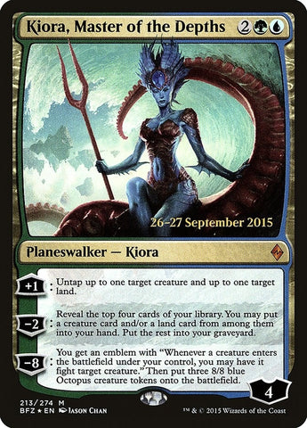 Image for Kiora, Master of the Depths (213) [Prerelease Cards]