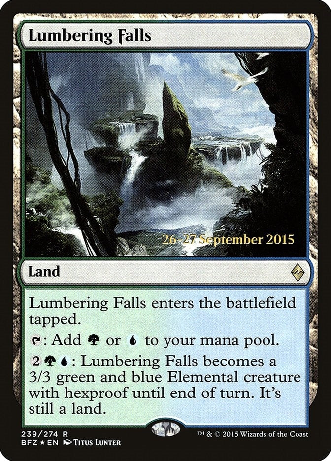 Image for Lumbering Falls (239) [Prerelease Cards]