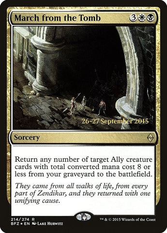 Image for March from the Tomb (214) [Prerelease Cards]
