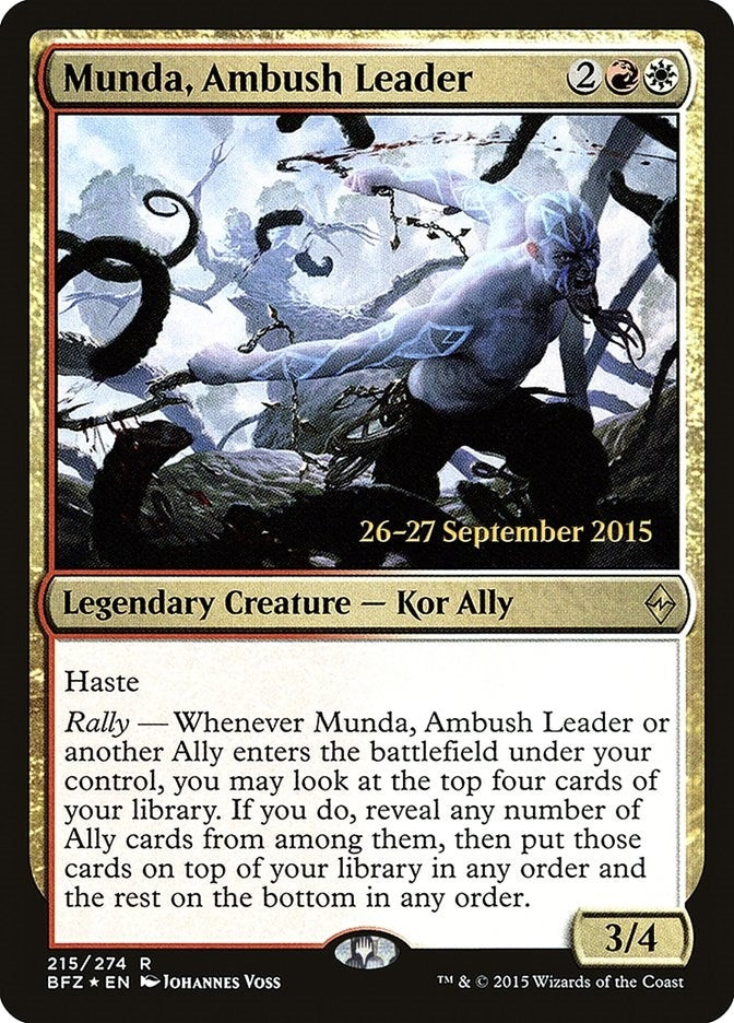 Image for Munda, Ambush Leader (215) [Prerelease Cards]