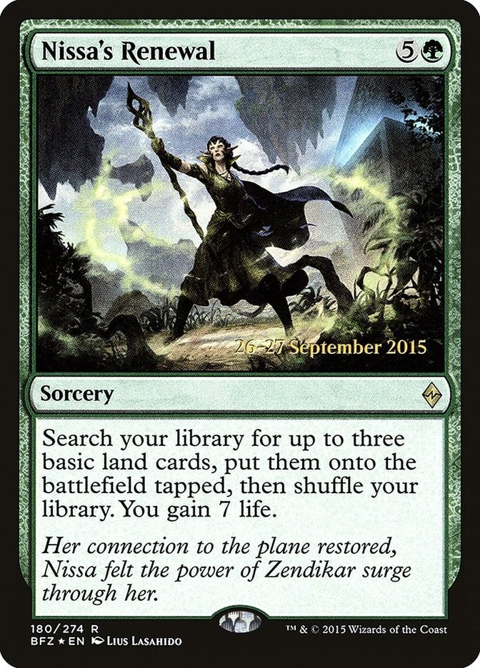 Image for Nissa's Renewal (180) [Prerelease Cards]