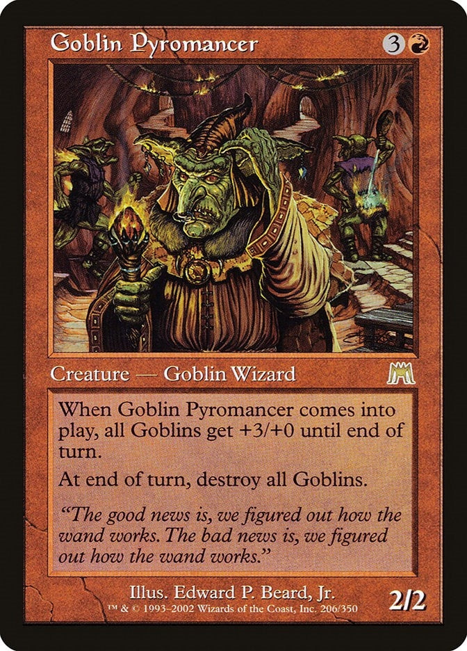 Image for Goblin Pyromancer (206) [Onslaught]