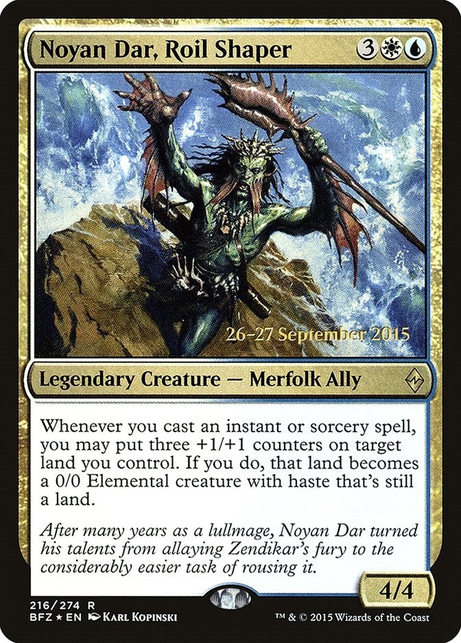Image for Noyan Dar, Roil Shaper (216) [Prerelease Cards]