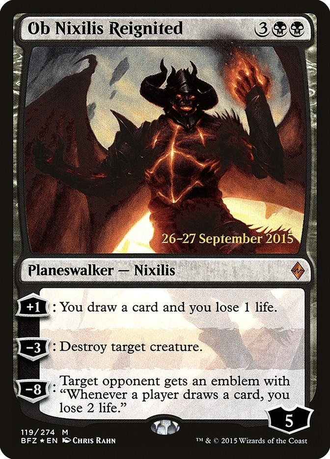 Image for Ob Nixilis Reignited (119) [Prerelease Cards]