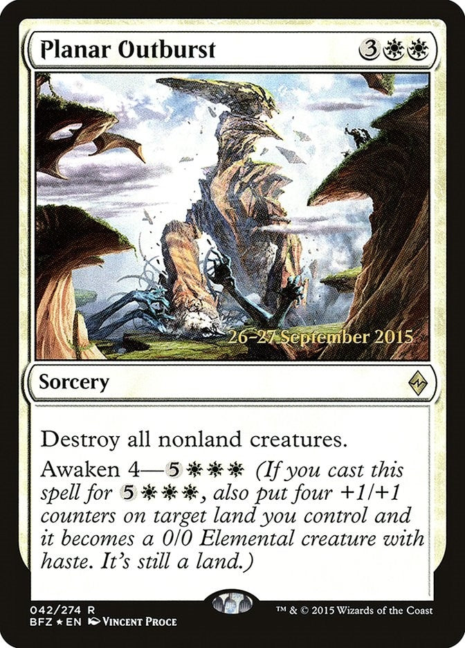 Image for Planar Outburst (42) [Prerelease Cards]