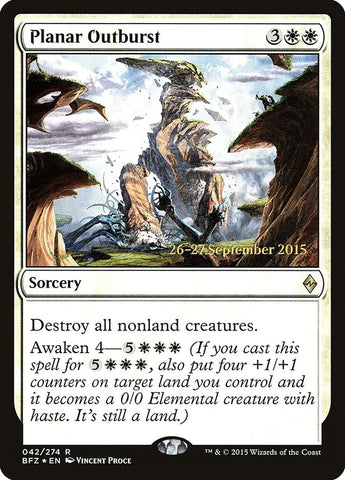 Image for Planar Outburst (42) [Prerelease Cards]