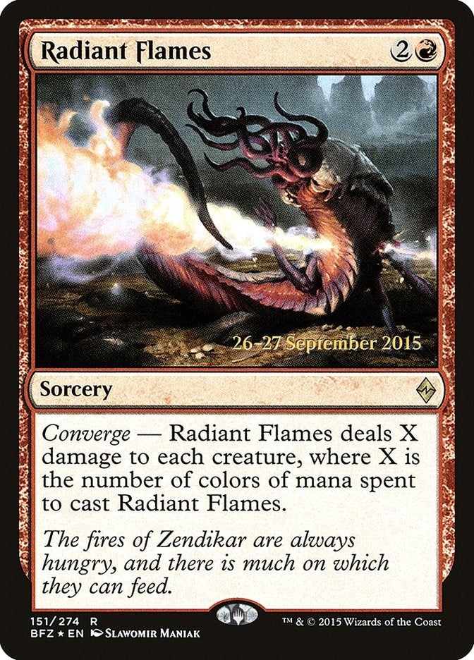 Image for Radiant Flames (151) [Prerelease Cards]