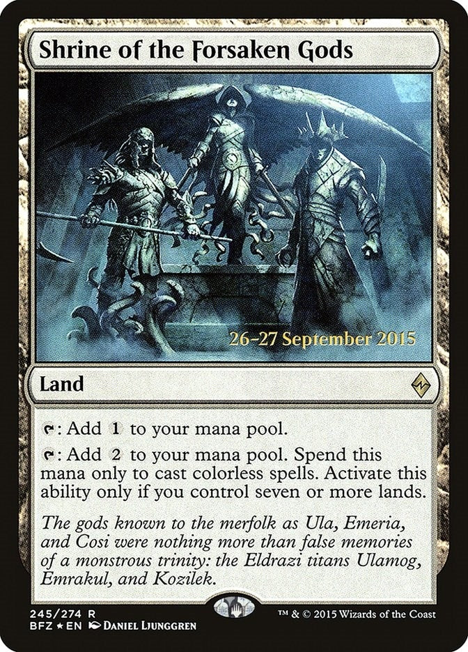 Image for Shrine of the Forsaken Gods (245) [Prerelease Cards]