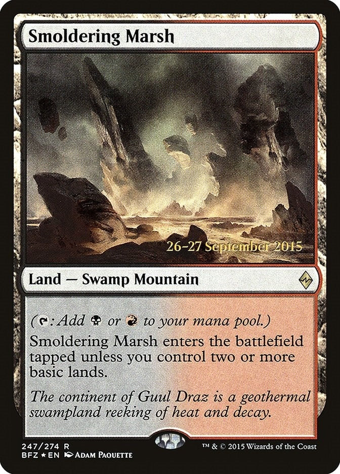 Image for Smoldering Marsh (247) [Prerelease Cards]