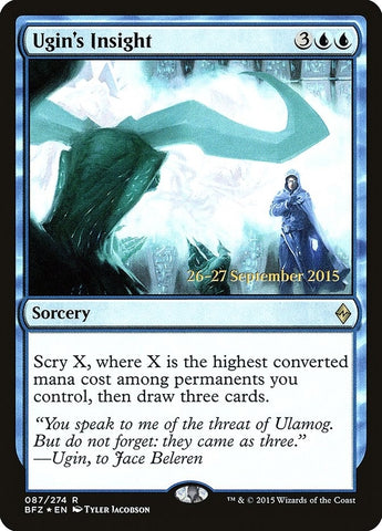 Image for Ugin's Insight (87) [Prerelease Cards]