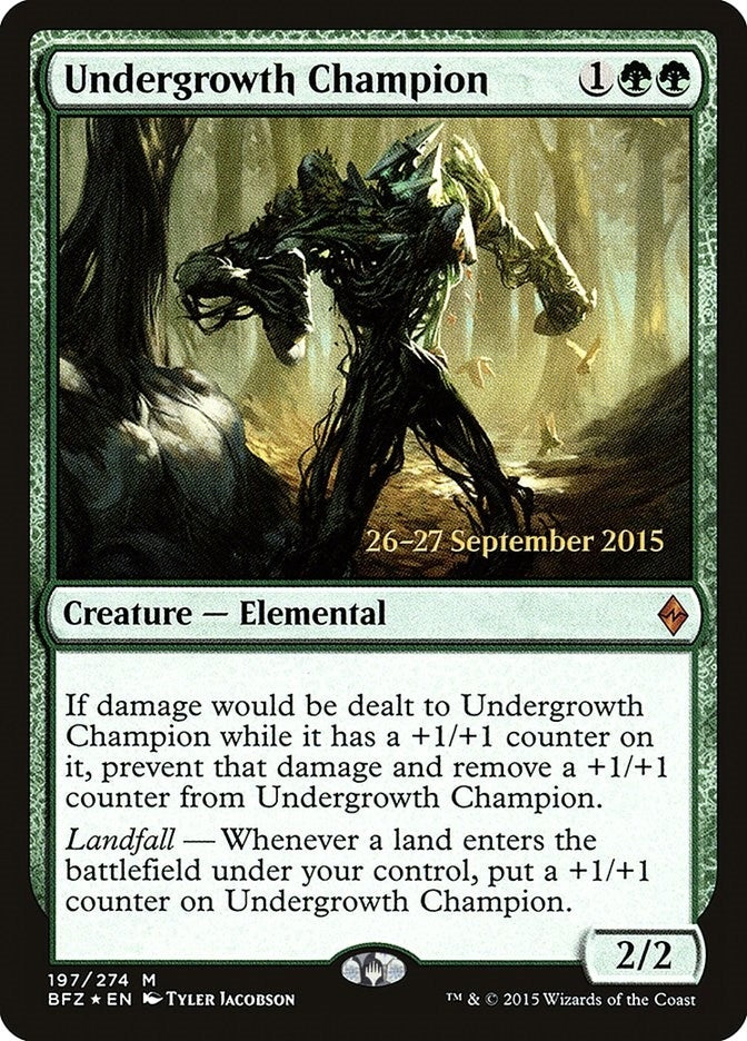 Image for Undergrowth Champion (197) [Prerelease Cards]