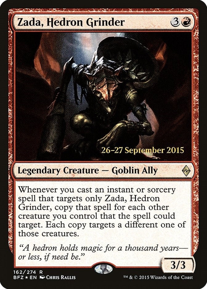 Image for Zada, Hedron Grinder (162) [Prerelease Cards]