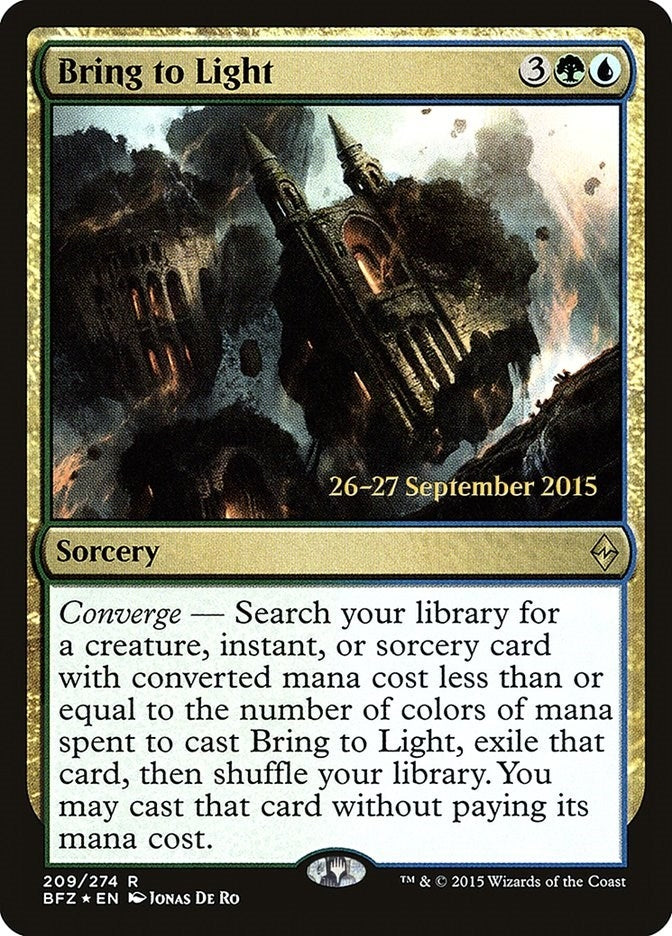 Image for Bring to Light (209) [Prerelease Cards]