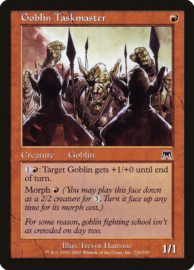 Image for Goblin Taskmaster (210) [Onslaught]