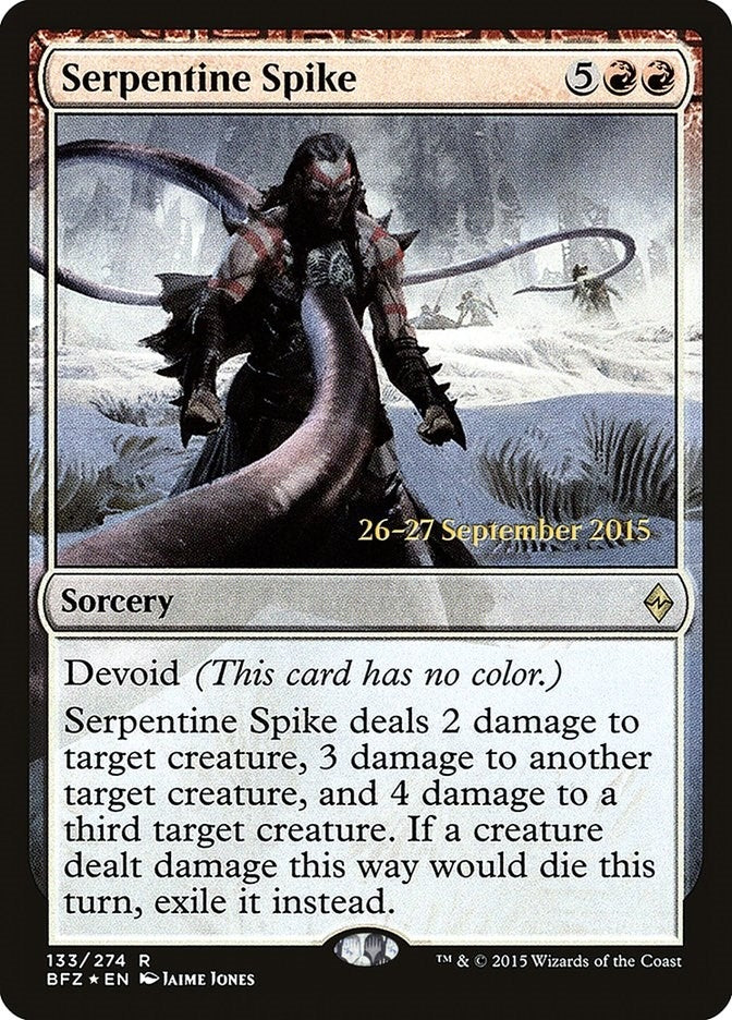 Image for Serpentine Spike (133) [Prerelease Cards]