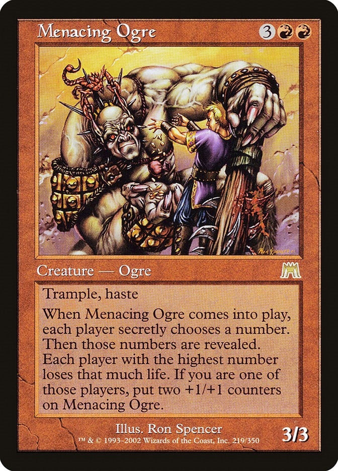 Image for Menacing Ogre (219) [Onslaught]