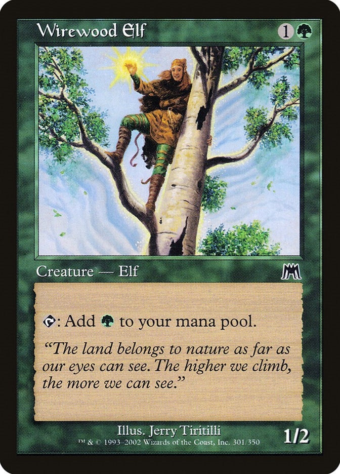 Image for Wirewood Elf (301) [Onslaught]