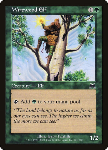 Image for Wirewood Elf (301) [Onslaught]