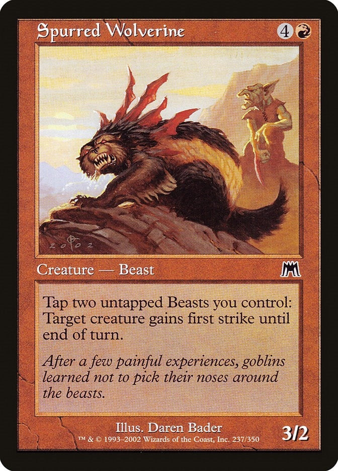 Image for Spurred Wolverine (237) [Onslaught]