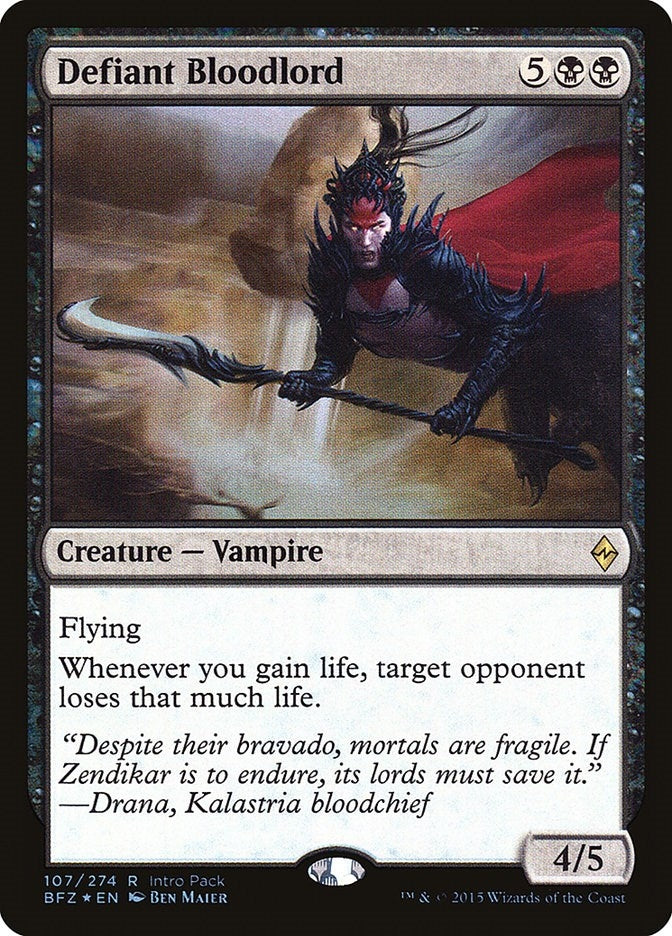 Image for Defiant Bloodlord (107) [Unique and Miscellaneous Promos]