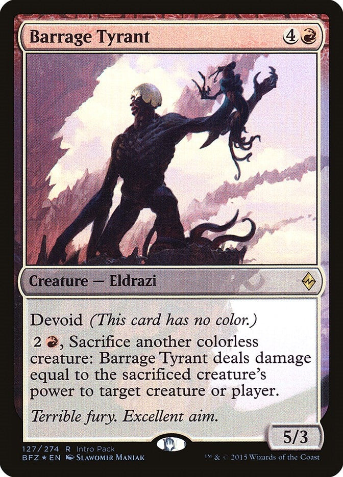 Image for Barrage Tyrant (127) [Unique and Miscellaneous Promos]