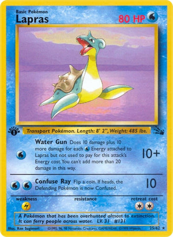 Image for Lapras (25) (25/62) [Fossil]