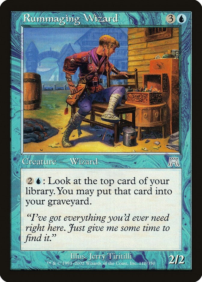 Image for Rummaging Wizard (110) [Onslaught]