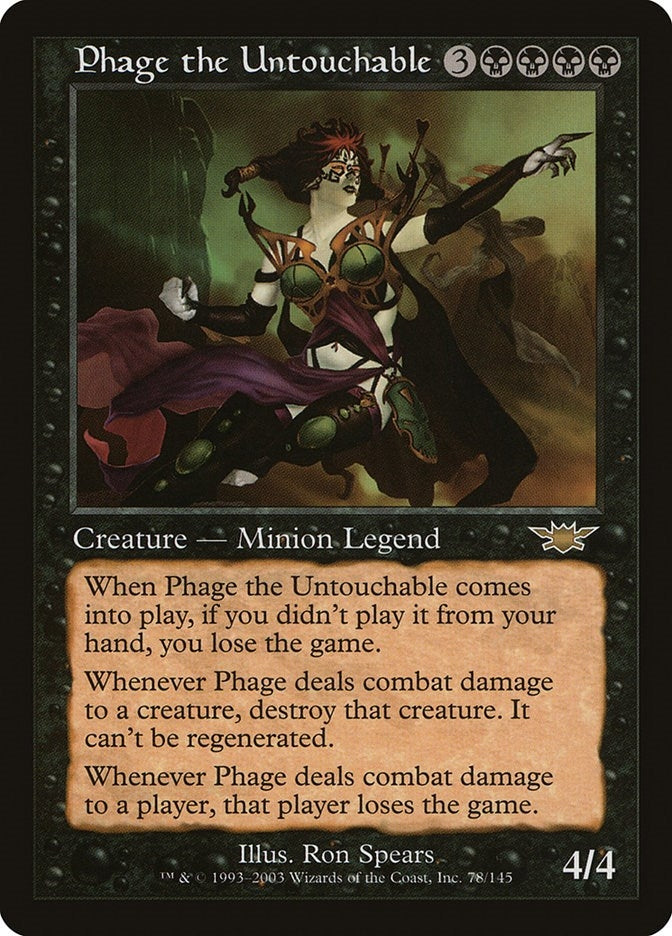 Image for Phage the Untouchable (78) [Legions]