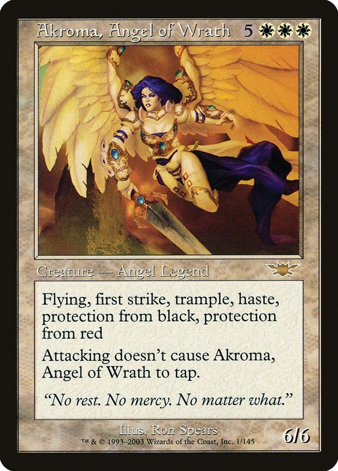 Image for Akroma, Angel of Wrath (1) [Legions]