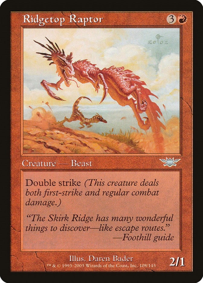 Image for Ridgetop Raptor (108) [Legions]