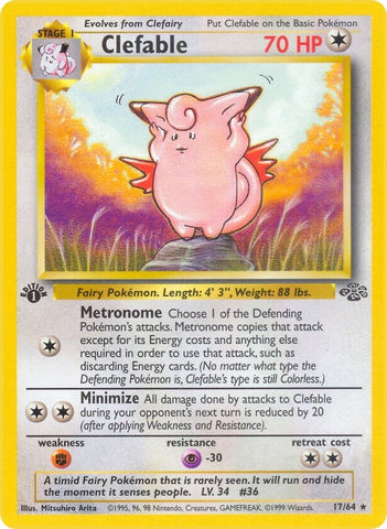 Image for Clefable (17) (17/64) [Jungle]