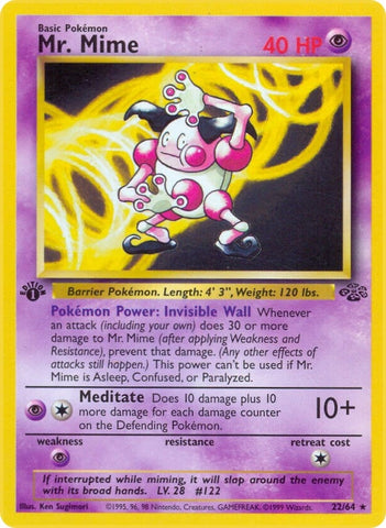 Image for Mr. Mime (22) (22/64) [Jungle]