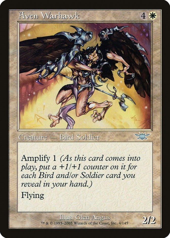 Image for Aven Warhawk (4) [Legions]
