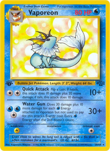 Image for Vaporeon (28) (28/64) [Jungle]