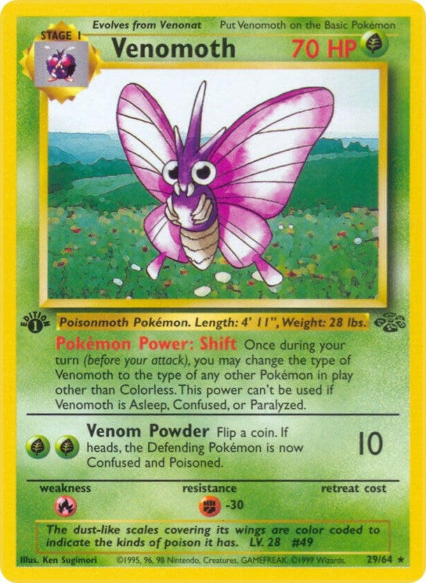 Image for Venomoth (29) (29/64) [Jungle]