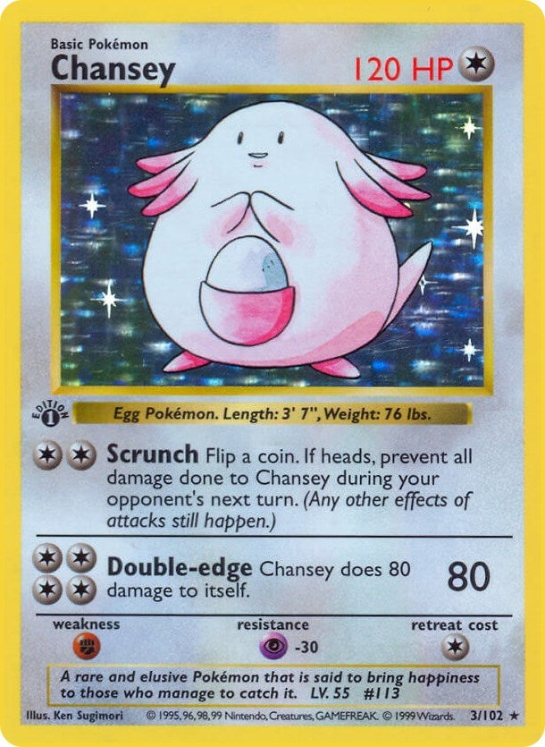 Image for Chansey (003/102) [Base Set (Shadowless)]