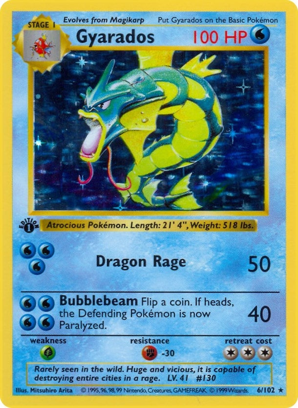 Image for Gyarados (006/102) [Base Set (Shadowless)]