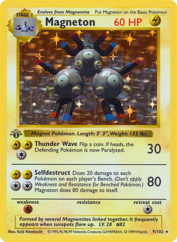 Image for Magneton (009/102) [Base Set (Shadowless)]