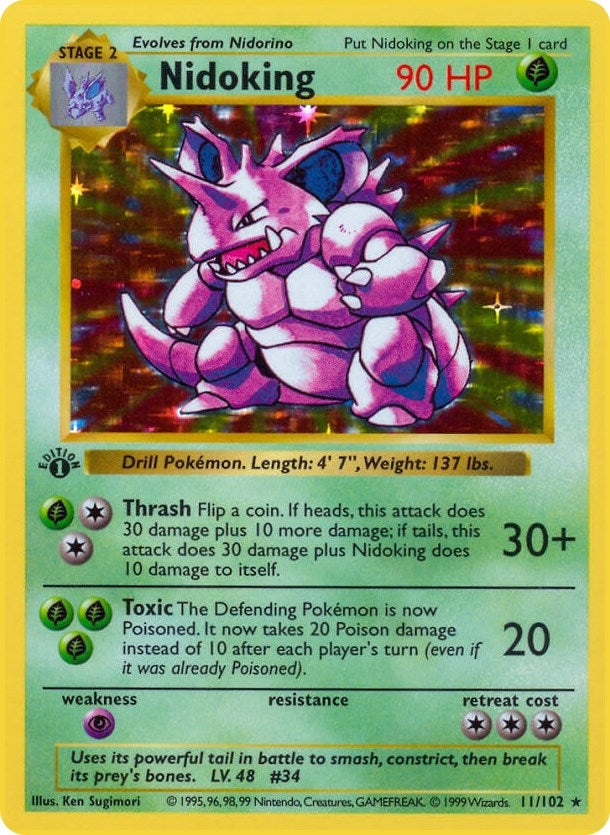 Image for Nidoking (011/102) [Base Set (Shadowless)]
