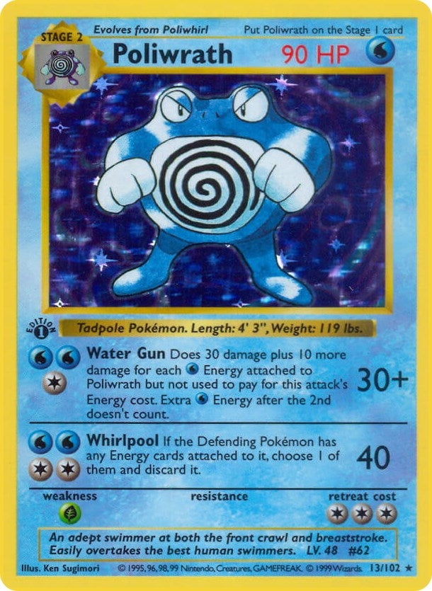 Image for Poliwrath (013/102) [Base Set (Shadowless)]