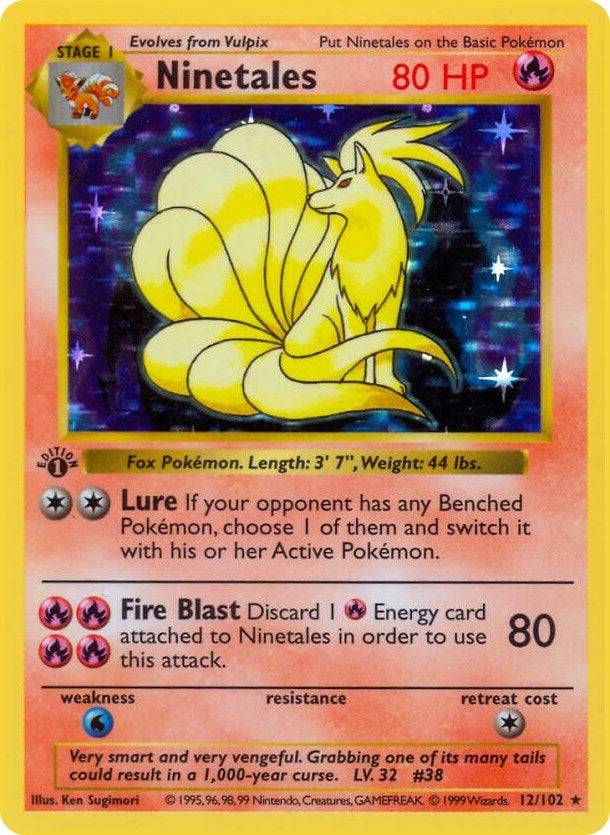 Image for Ninetales (012/102) [Base Set (Shadowless)]