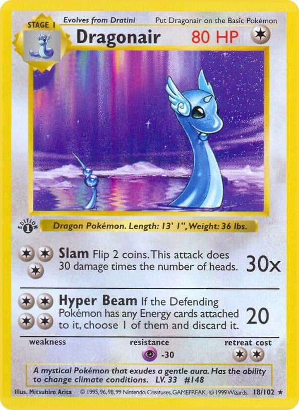 Image for Dragonair (018/102) [Base Set (Shadowless)]