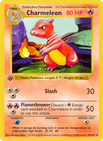 Image for Charmeleon (024/102) [Base Set (Shadowless)]