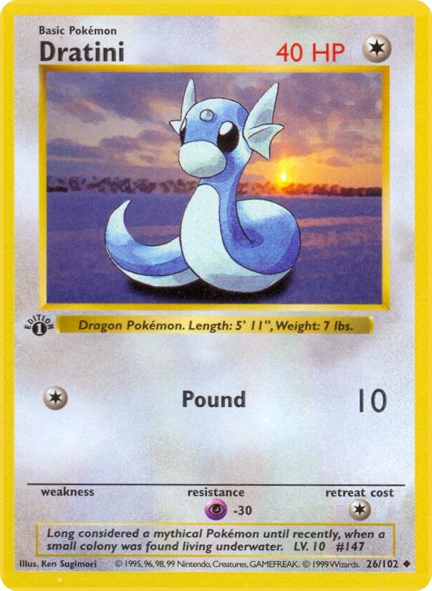 Image for Dratini (026/102) [Base Set (Shadowless)]