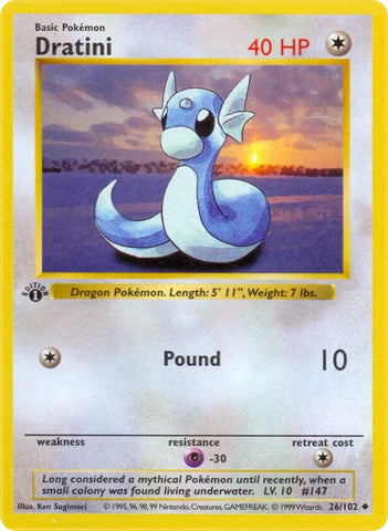 Image for Dratini (026/102) [Base Set (Shadowless)]