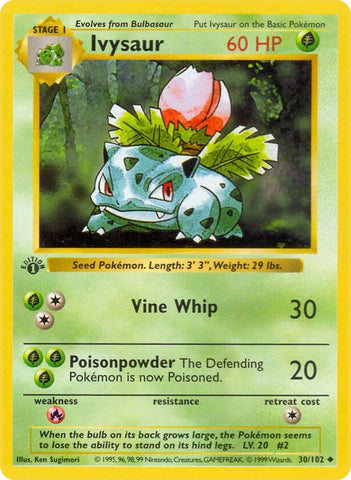Image for Ivysaur (030/102) [Base Set (Shadowless)]