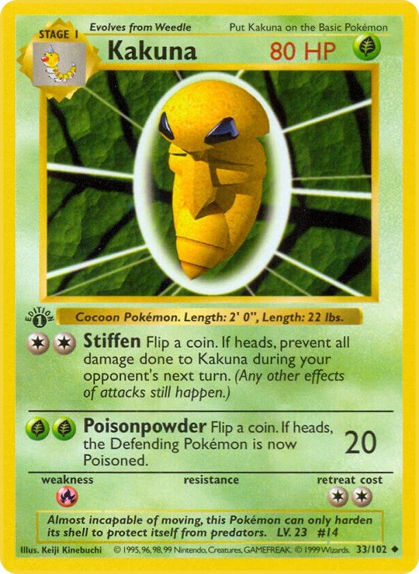 Image for Kakuna (033/102) [Base Set (Shadowless)]
