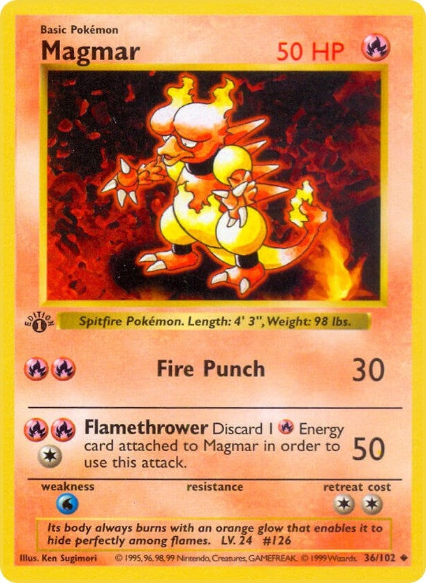 Image for Magmar (036/102) [Base Set (Shadowless)]
