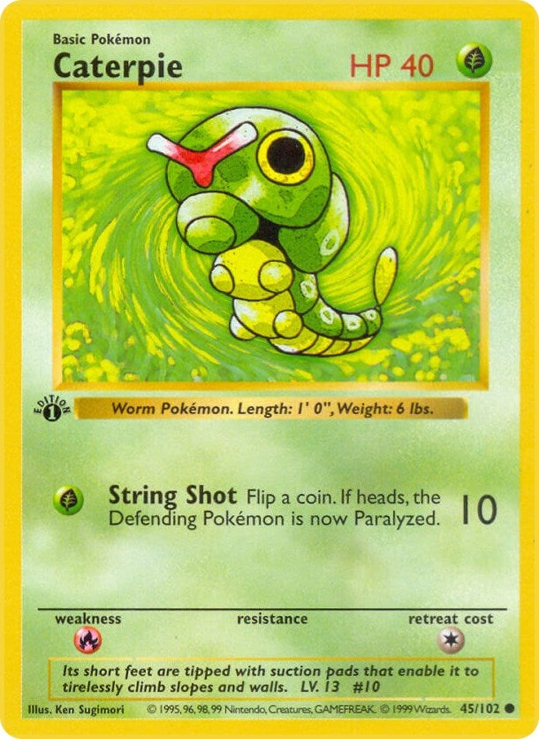 Image for Caterpie (045/102) [Base Set (Shadowless)]